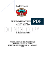 Matematika Teknik 2019-2020.