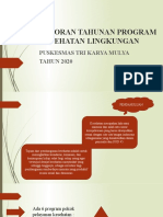 Laporan Tahunan Program Kesehatan Lingkungan (PKM Tri Karya Mulya)