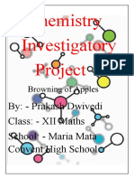 Chemistry Investigatory Project On Brown