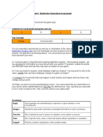 Grade 9 - Badminton Summative Assessment