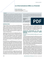 Molecular Mechanism of Aloe Barbadensis Miller