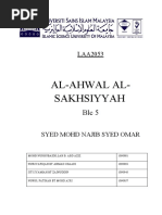 Al-Ahwal Al-Sakhsiyyah: Syed Mohd Najib Syed Omar