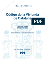 BOE-161 Codigo de La Vivienda de Cataluna