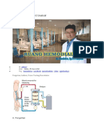 Hemodialisis / Cuci Darah: A. Pengertian