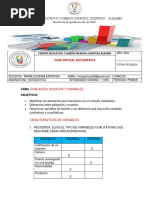 Guia Estadistica Poblacion, Muestra Del 8 Al 12 de Febrero