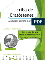 La Criba de Eratóstenes