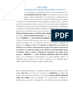 Carta Poder para CONTRALORIA