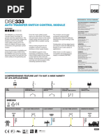 Auto Transfer Switch Control Module: Comprehensive Feature List To Suit A Wide Variety of Ats Applications