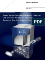 Direct Thermal Decomposition Mercury Analyzer With Extended Range Triple-Detectors Sequential Dual-Cells Optics For Pure Performance