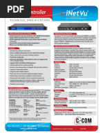 7710 Controller: Technical Specifications