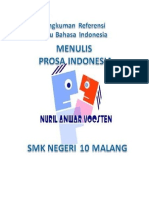 Menulis Prosa Indonesia