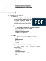 Materi Teks Laporan Hasil Observasi