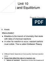 AP Chemistry Project - Kinetics and Equilibrium