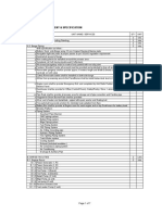 Well Test Barge Specification