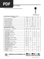 NPN Silicon Epitaxial Planar Transistor: Semtech Electronics LTD