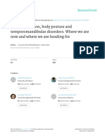 Dental Occlusion Body Posture and TMD - Manfredini Et Al JOR 2012