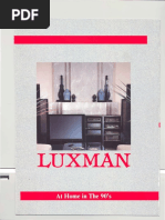 Luxman 1990's Brochure