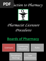 Coursera - Pharmacist Licensure Procs