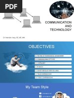 Communication AND Technology: Dr. Marvello Yang, SE.,ME.,MM