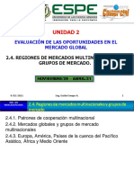 2.4. Regiones de Mercados Multinacionales y Grupos de Mercado Ok Ok