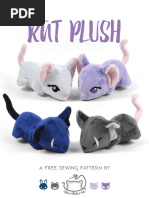 Rat Plush Sewing Pattern