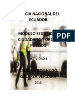 Seguridad Ciudadana y Orden Público