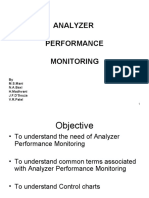 Analyzer Performance Monitoring: by M.S.Mani N.A.Baxi H.Madhvani J.F.D'Souza V.R.Patel