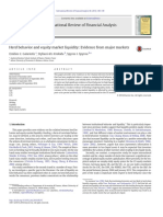 Herd Behavior and Equity Market Liquidity