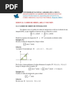 Cambio Orden Area Volumen