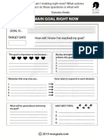 Wise Goals Worksheet