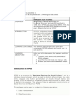 Module 2 Introduction To SPSS - Word