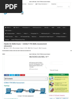 Hands On Skills Exam - CCNAv7 ITN Skills Assessment (Answers)
