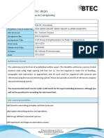 Assignment Brief - BTEC (RQF) Higher National Diploma in Computing