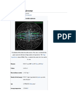 Observable Universe: Jump To Navigationjump To Search