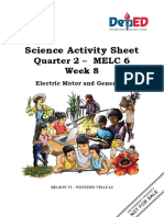 Science Activity Sheet: Quarter 2 - MELC 6 Week 8