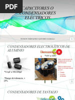 Capacitores o Condensadores Eléctricos