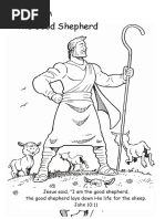 I Am The Good Shepherd E-Coloring Book