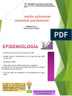 Hipertensión Pulmonar Neonatal Persistente Melissa Gea