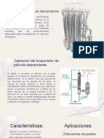 Evaporador de Película Descendente
