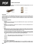 Manufacturing of Corrugated Board