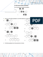 Pedigree Analysis Worksheet