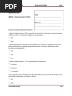 Activité 1.1 Quiz INCOTERMS