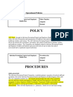 ISPC EH Plan For ASC - Sample Policy