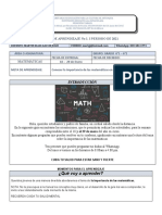 Guia #1 Matematicas 6° Martin Galvis