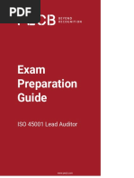 Lead Auditor Exam Preparation Guide (EPG) Template