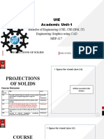 Projection of Solids