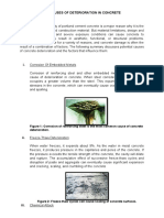 3.0 Types and Causes of Deterioration in Concrete