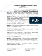 Contrato de Compraventa de Una Casa Lote de Terreno Urbano