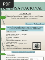 Defensa Nacional Clase 6 - Caracteristicas Del Territorio Peruano