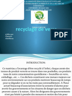 Recyclage de Verre